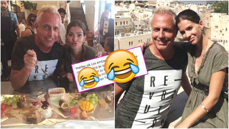 La divertida foto de Marley con la China Suárez en Jerusalem (Fotos: Instagram)