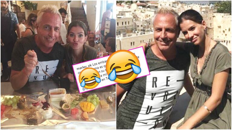 La divertida foto de Marley con la China Suárez en Jerusalem (Fotos: Instagram)
