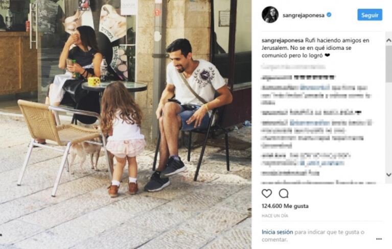 La divertida foto de Marley con la China Suárez en Jerusalem: "Los embarazados no paran de comer... el tema es que ella reparte las calorías con su bebé; las mías me quedan todas a mí"