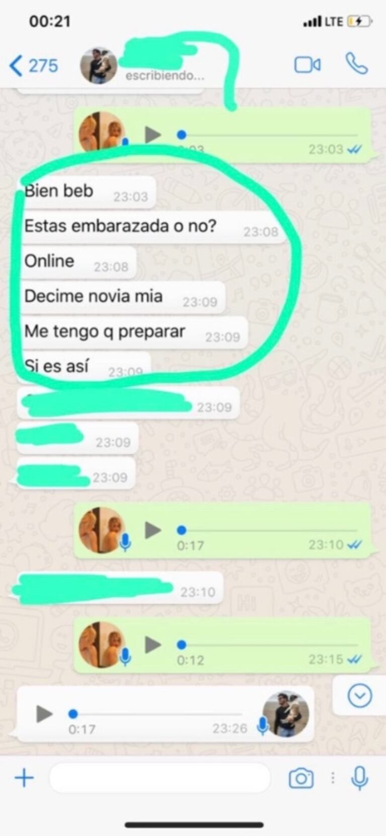 La divertida reacción de Fede Bal ante los rumores de embarazo de Laurita Fernández: "¿Podemos ponerle Dante?"