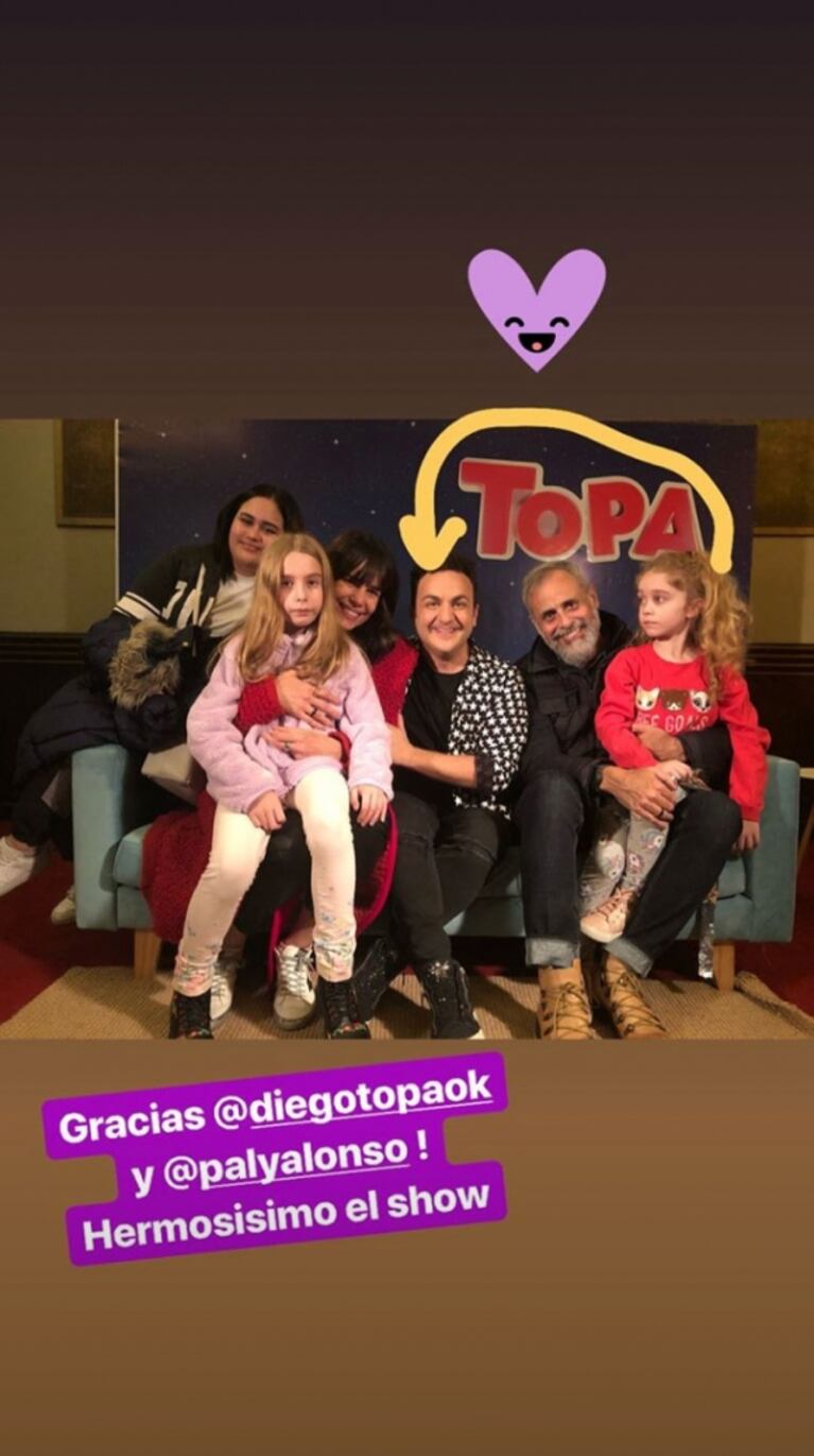 La divertida salida familiar de Rial con Romina Pereiro y sus hijas, tras faltar a Intrusos en medio de la polémica por la nota a Morena