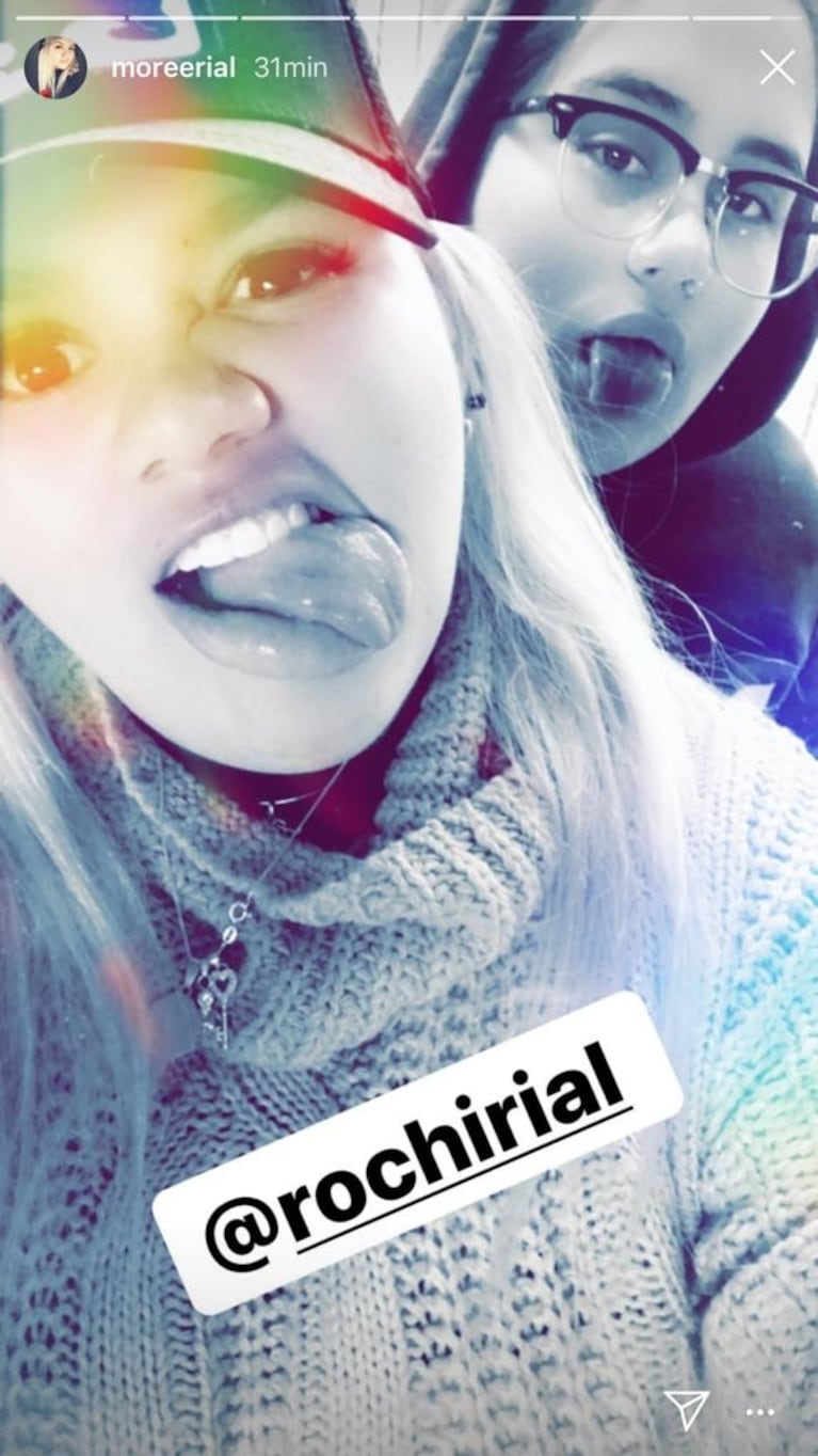 La divertida selfie de Morena Rial y Rochi, juntas tras la reconciliación