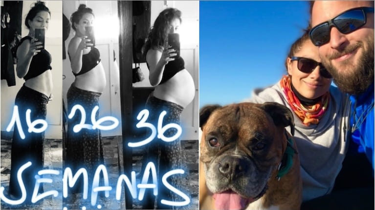 La dulce postal de Eleonora González, de GH 2001, mostrando el crecimiento de su pancita (Fotos: Instagram)