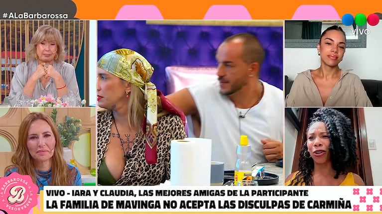 La dura historia de Mavinga de Gran Hermano Generación Dorada (captura de Telefe)