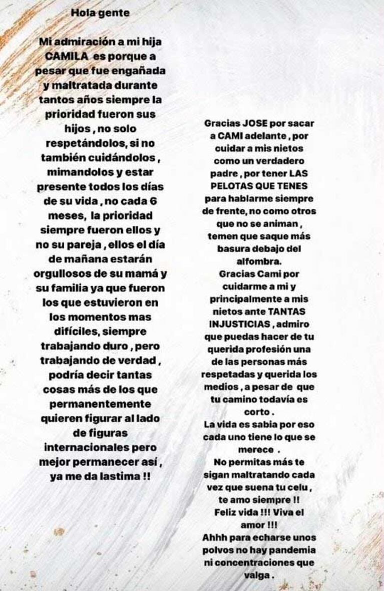 La dura réplica de Horacio Homs a Rodrigo de Paul (Foto: Instagram)