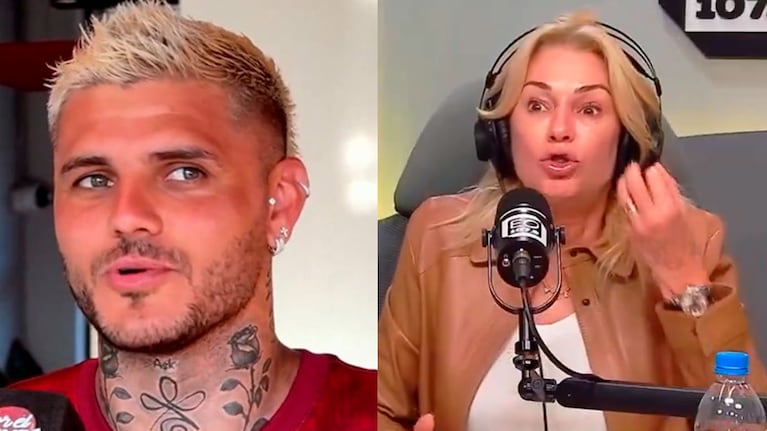 La durísima teoría de Yanina Latorre sobre Mauro Icardi: por qué asegura que ningún club lo quiere (Foto Telefe y El Observador)