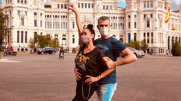 ¡La embajadora del tango! Mora Godoy conquistó las calles de Madrid