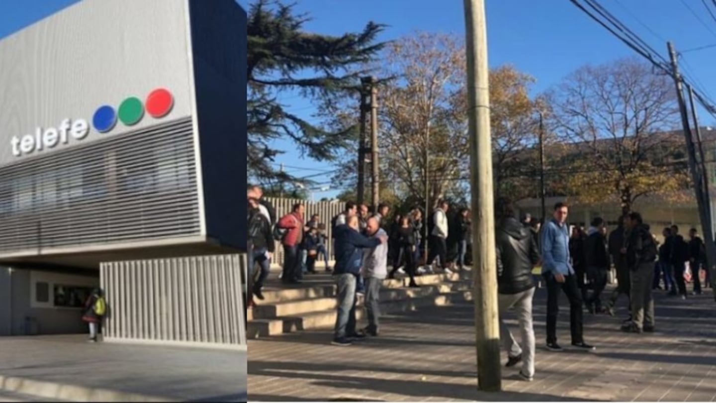 La emisora recibió un anónimo y evacuó su edificio sobre Avenida Fleming.