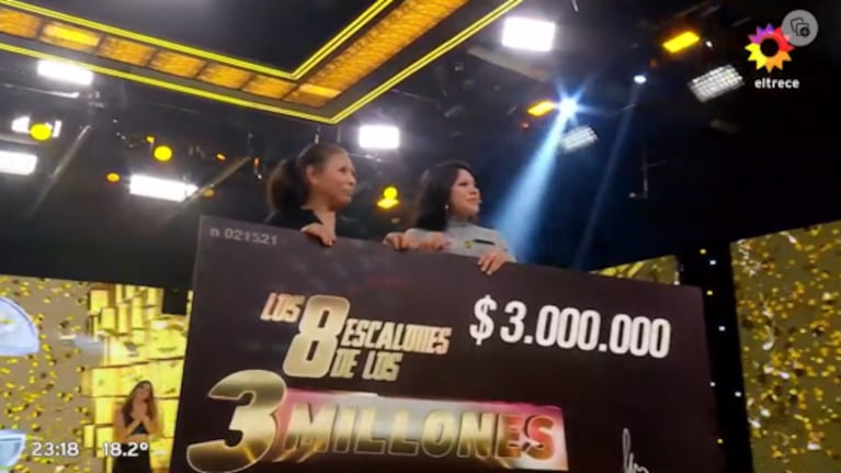 La emoción de Cinthia, la ganadora de Los 8 escalones que venció al cáncer y está a punto de ser mamá