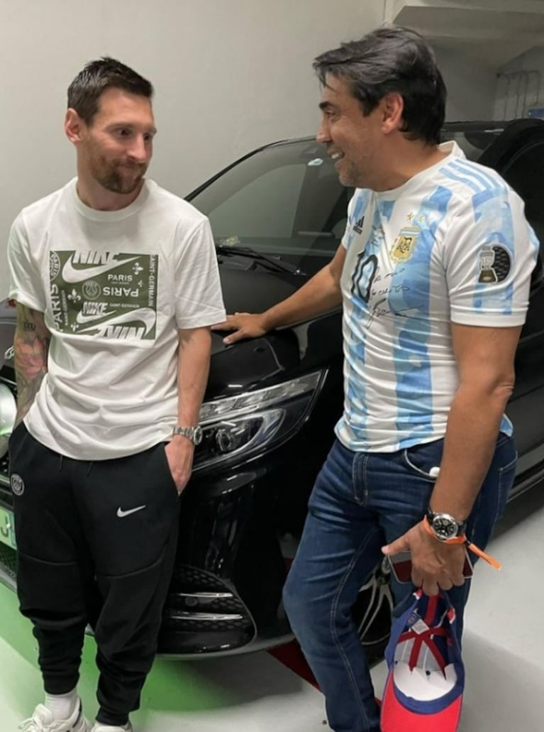 La emoción de Coco Fernández y Virginia Elizalde al encontrarse con Lionel Messi en Francia: "Gracias por recibirnos con tanta humildad y calidez"