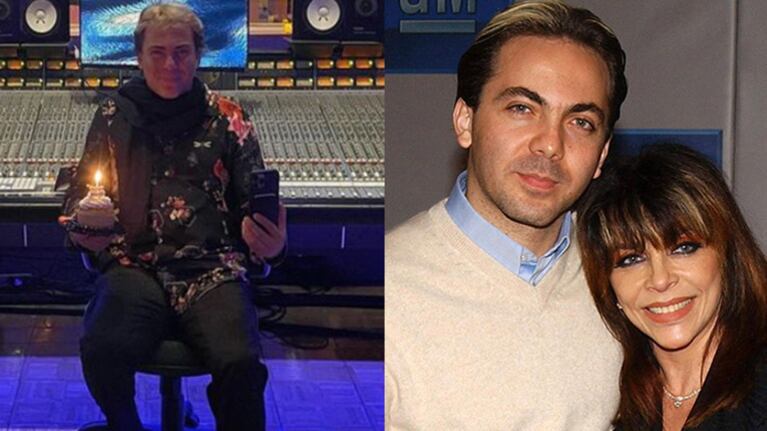 La emoción de Cristian Castro por el iPhone que le regaló su mamá por su cumple.