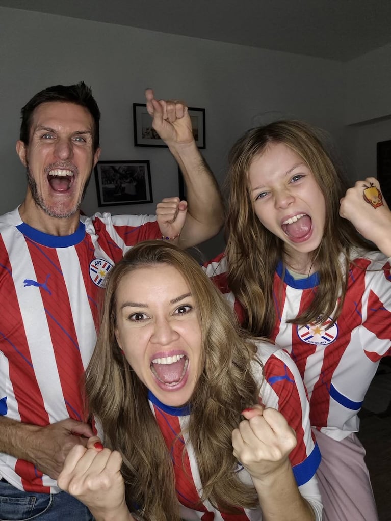 La emoción de Dallys Ferreira tras el histórico triunfo de Paraguay ante Alemania (Foto de Instagram)