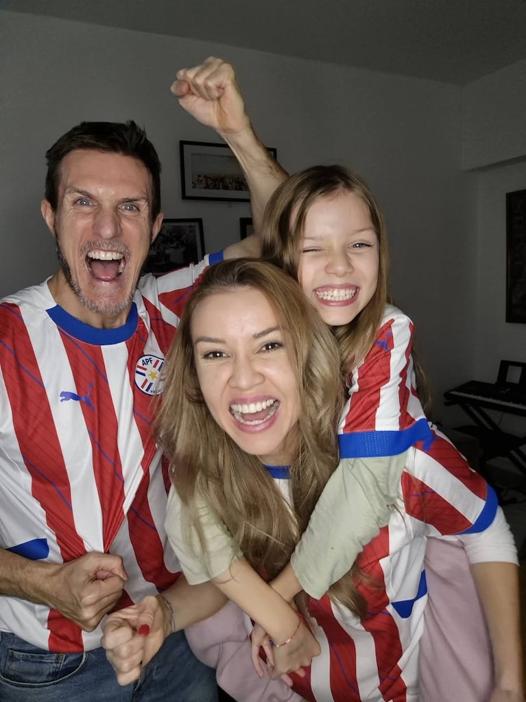 La emoción de Dallys Ferreira tras el histórico triunfo de Paraguay ante Alemania (Foto de Instagram)
