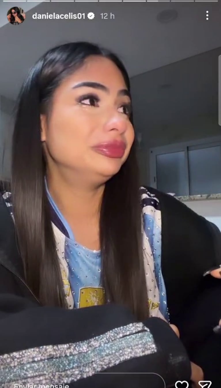 La emoción de Daniela Celis en pleno Mundial (Foto: captura de Instagram/@danielacelis01).