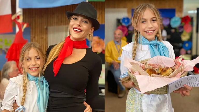 La emoción de Evangelina Anderson por haberse lookeado de "tanguera" en Alemania.