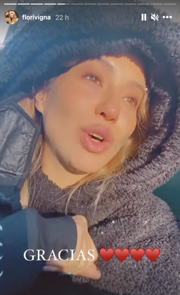 La emoción de Flor Vigna por el pasacalles que le dedicaron sus fans: "Son lo más, no sé qué hice bien para merecer esto"