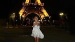 La emoción de Laurita Fernández al conocer paris de noche