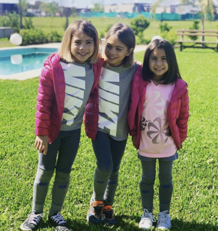 La emoción de Matías Defederico porque sus hijas empezaron a jugar al fútbol: "Vamos mis amores"