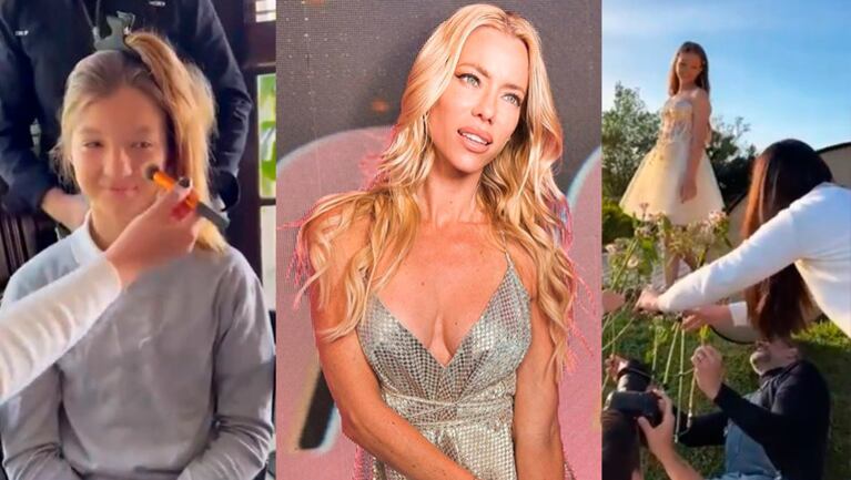 La emoción de Nicole Neumann por el debut de Allegra Cubero como modelo.