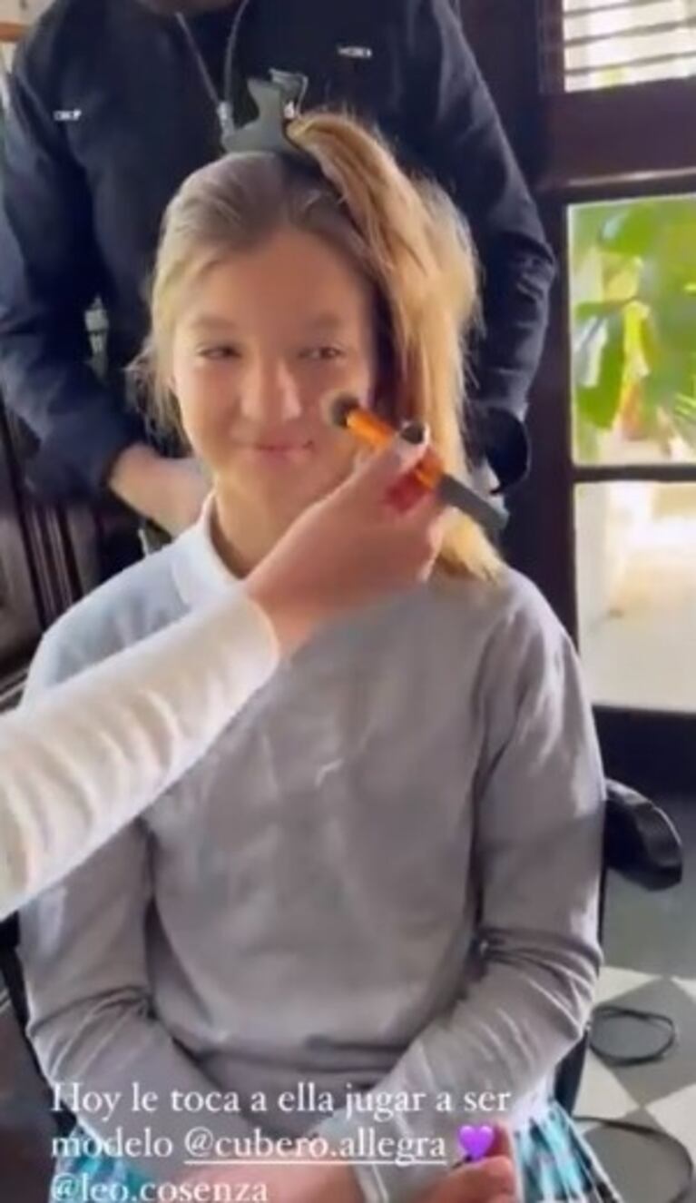 La emoción de Nicole Neumann por el debut de su hija Allegra Cubero como modelo: "Hoy le toca a ella"