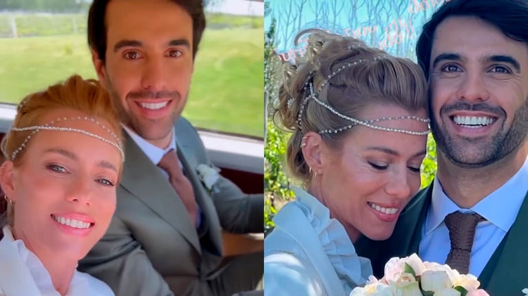 La emoción de una de las hijas de Nicole Neumann en el casamiento de su mamá: “Allegra leyó una carta”