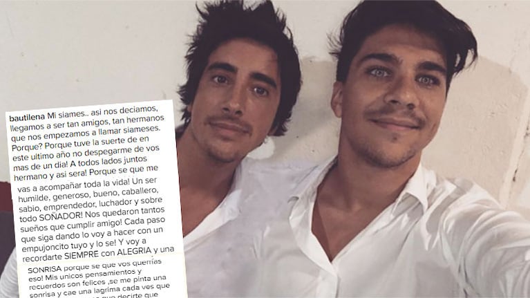 La emotiva carta de Bautista Lena a Santiago Vázquez (Foto: Instagram)