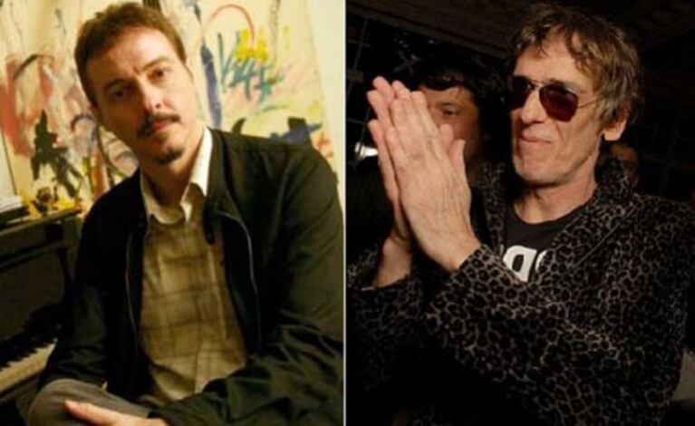 La emotiva despedida de Pedro Aznar a Luis Alberto Spinetta. (Foto: Web)