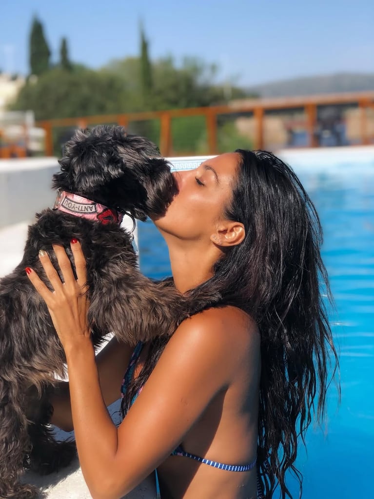 La emotiva despedida de Silvina Escudero a Mulata (Foto de Instagram)