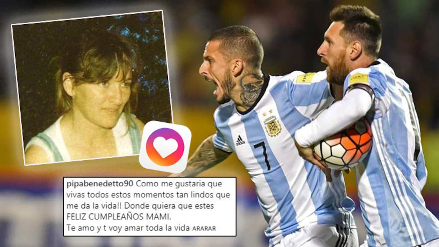 La emotiva historia de vida del Pipa Benedetto con su madre y su dedicatoria tras clasificar al Mundial