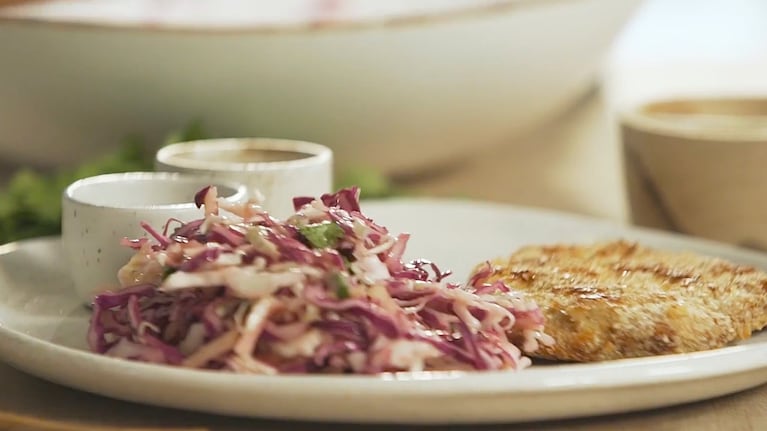 La ensalada, una fiel acompañante de la milanesa argentina. Foto: Cucinare TV