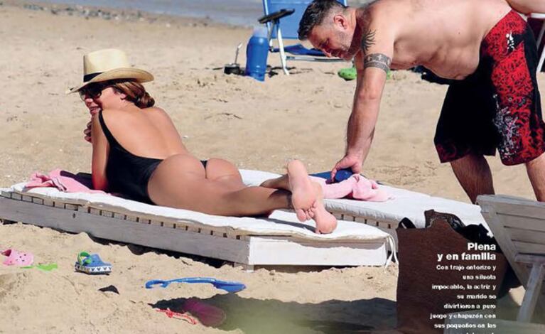 La escapada familiar de Flor de la V a Punta del Este (Foto: Gente)