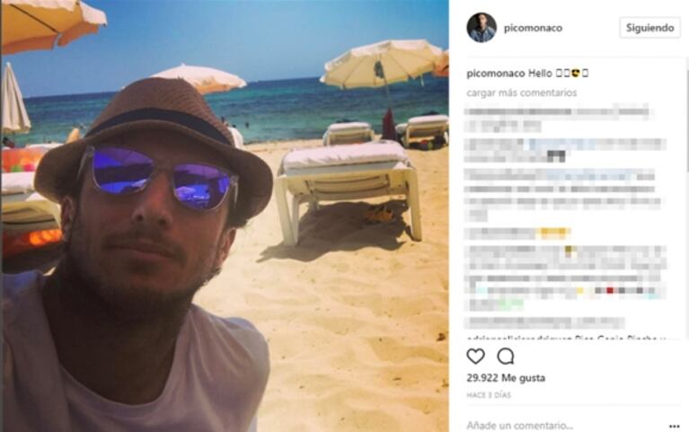 La escapada "mielera" de Pampita y Pico Mónaco a Ibiza: amor ¡y lomazo de la diosa!