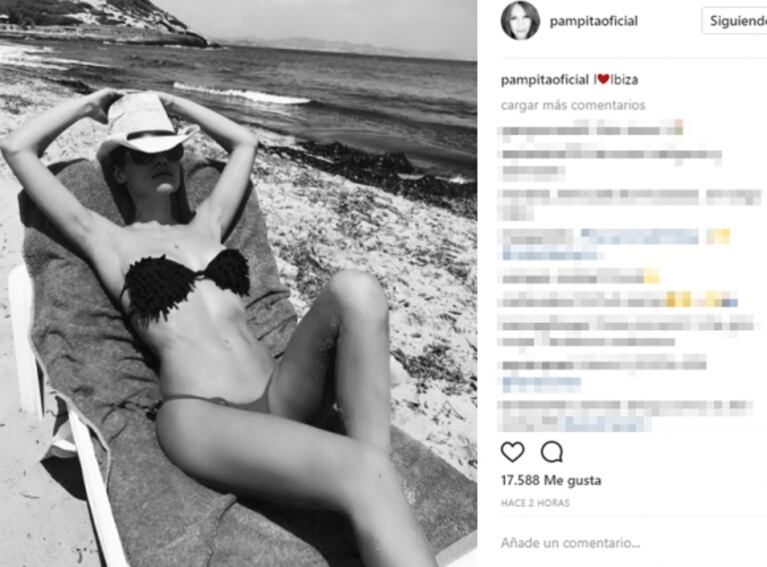 La escapada "mielera" de Pampita y Pico Mónaco a Ibiza: amor ¡y lomazo de la diosa!