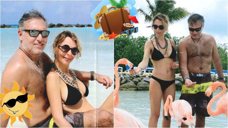 La escapada romántica de Evelyn Von Brocke y su novio a Aruba. Foto: Caras