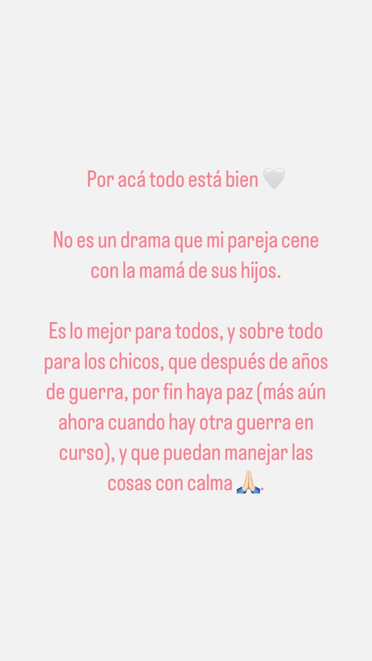 La esposa de Maxi López tocó fondo y estalló tras el reencuentro con Wanda Nara. Crédito: Instagram