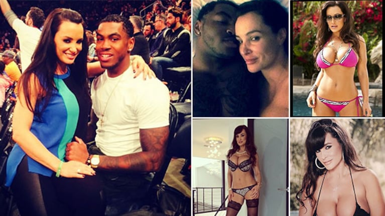 La estrella XXX Lisa Ann y el jugador de fútbol americano Justin Brent. (Foto: Instagram)