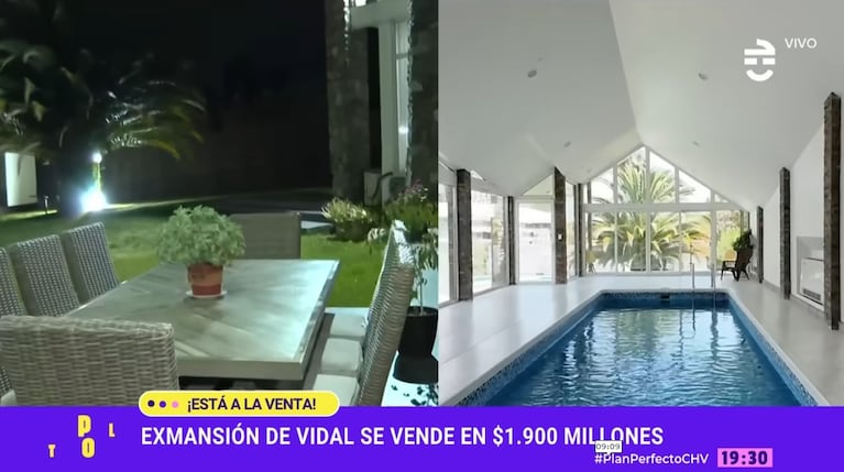 La exmansión de Arturo Vidal | Créditos: captura Chilevisión