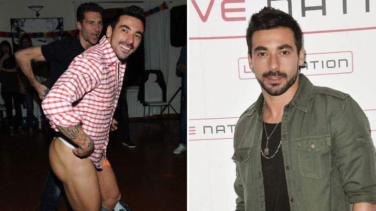 La explicación del Pocho Lavezzi por sus fotos en tanga: "¡Les recomiendo nunca perder una apuesta en un cumpleaños!"