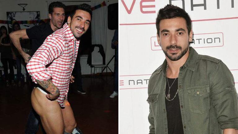 La explicación del Pocho Lavezzi por sus fotos en tanga: "¡Les recomiendo nunca perder una apuesta en un cumpleaños!"