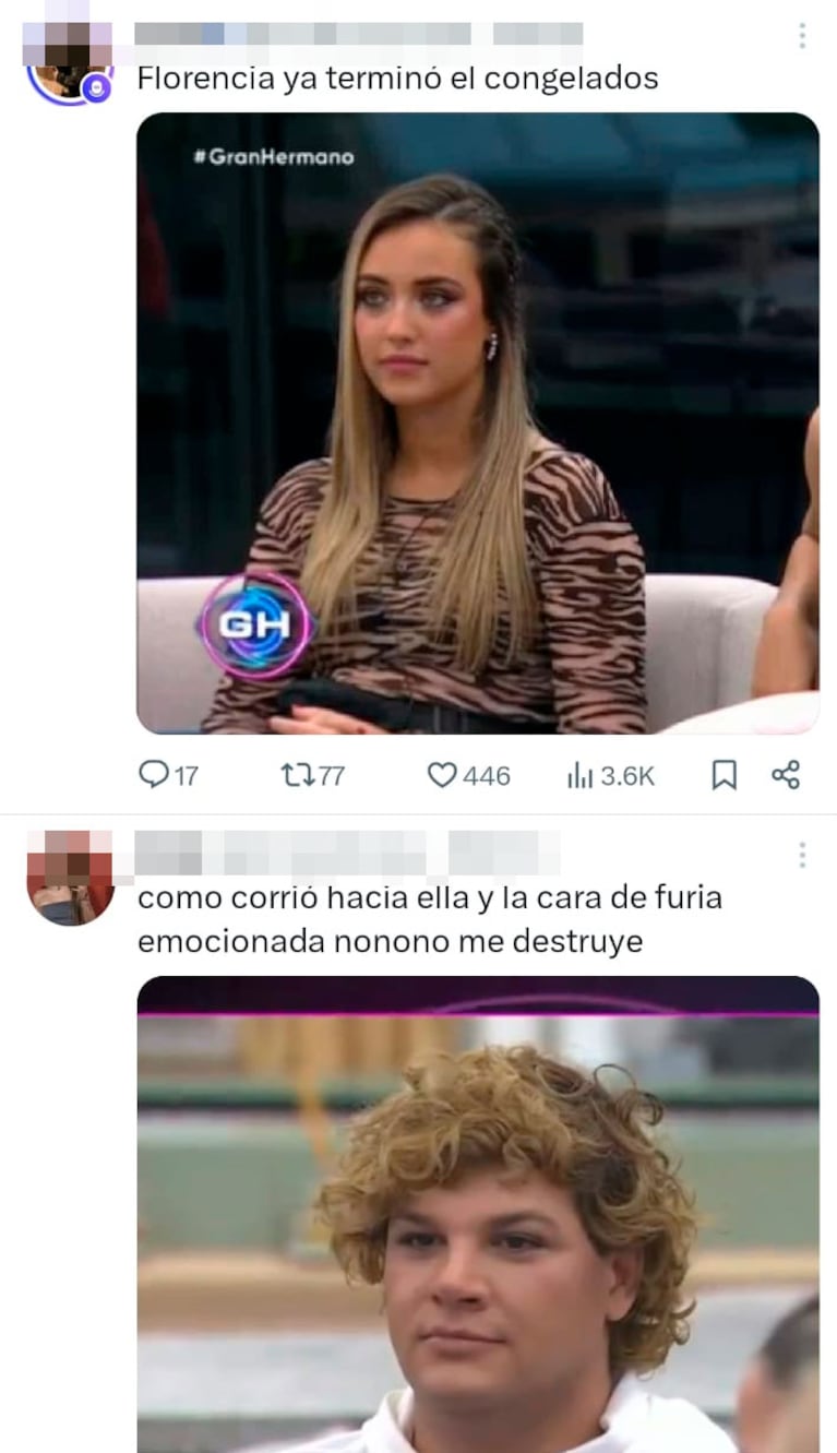 La explosiva reacción de Florencia Regidor con Nicolás Grosman tras el paso de Lucía Maidana por Gran Hermano