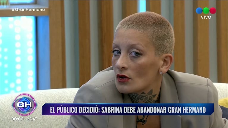 La explosiva reacción de Furia en vivo tras la eliminación de Sabrina en Gran Hermano que enfureció a Emmanuel