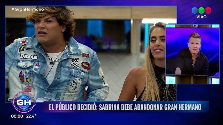 La explosiva reacción de Furia en vivo tras la eliminación de Sabrina en Gran Hermano que enfureció a Emmanuel