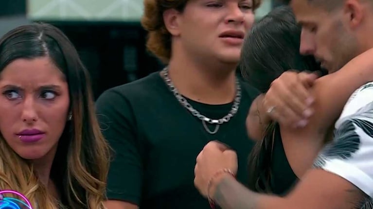 La expresión incrédula de Catalina al superar a Rosina en la eliminación de Gran Hermano 2023 (Captura: Telefe)