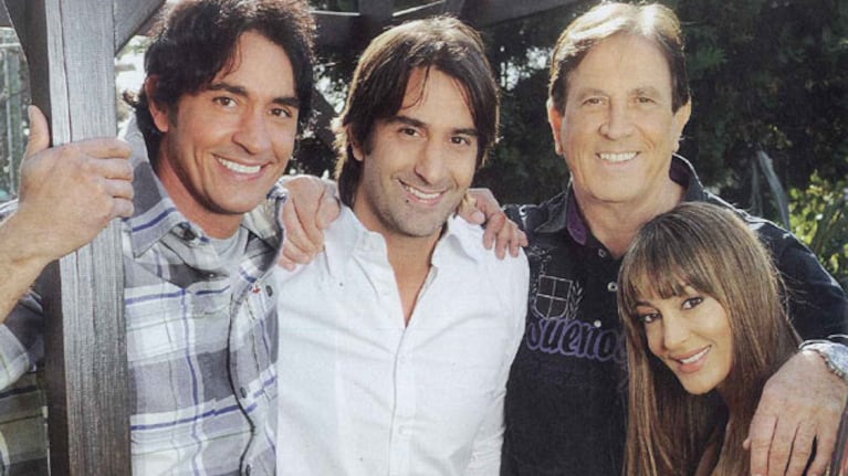 La familia Estevanez, unida. (Foto: revista Caras)