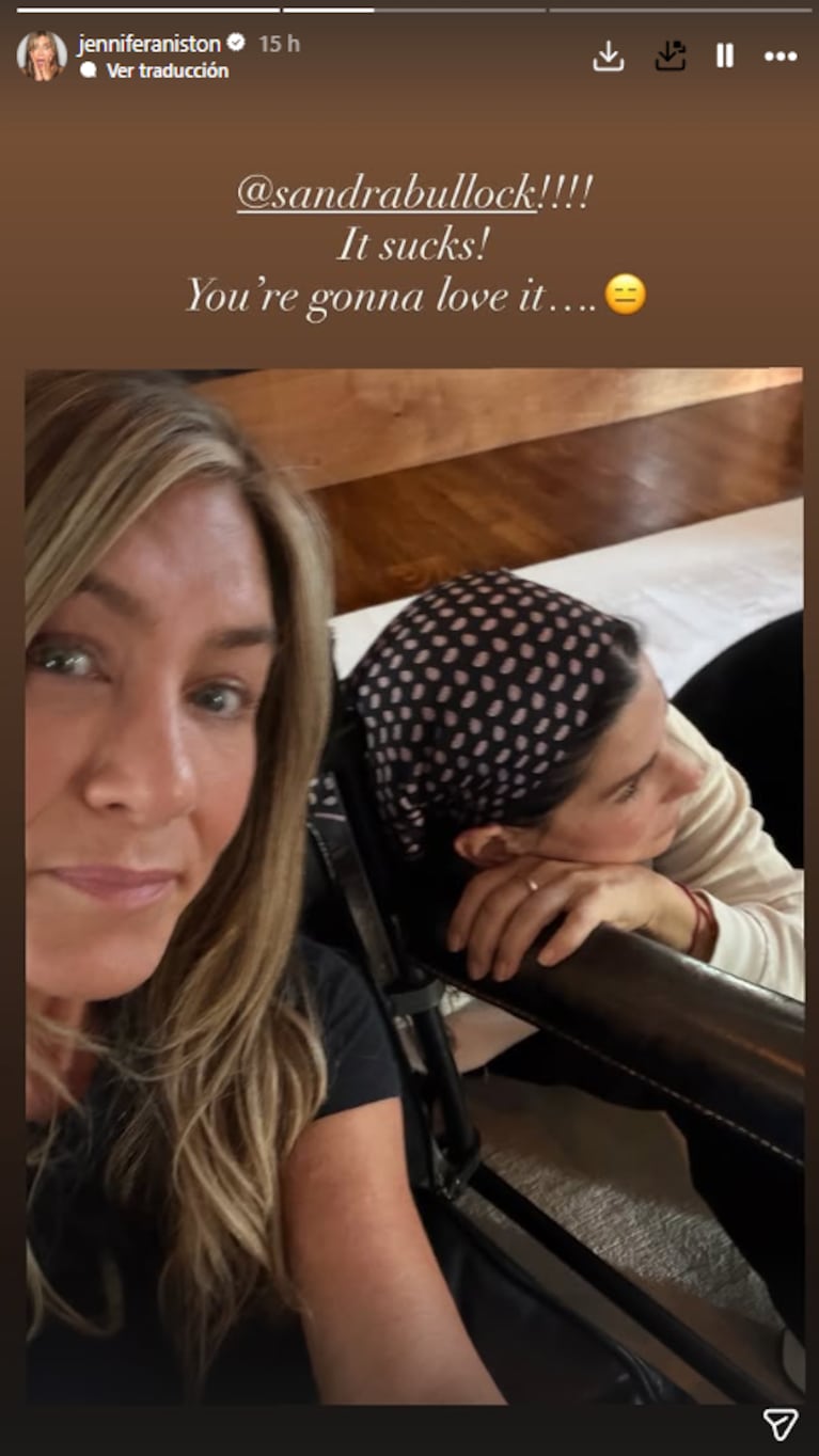 La famosa actriz que se sumó a Instagram: así la mandó al frente Jennifer Aniston | Créditos: Instagram @jenniferaniston