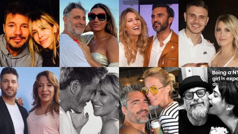 La farándula celebró el Día de los Enamorados con románticas postales y mensajes de amor