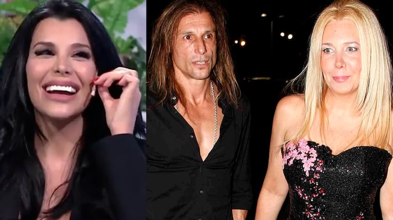 La felicidad de Charlotte Caniggia por la sorpresa que le dieron Mariana Nannis y Claudio Paul.