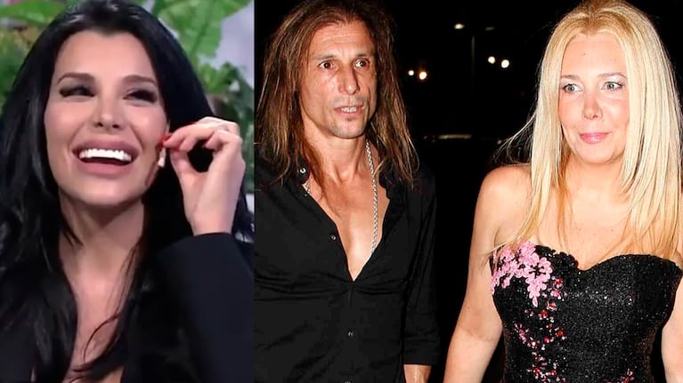 La felicidad de Charlotte Caniggia por la sorpresa que le dieron Mariana Nannis y Claudio Paul.