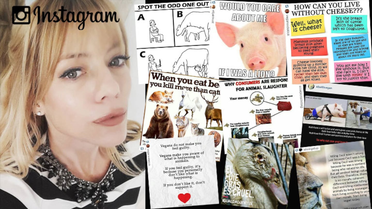 La fervorosa cruzada 2.0 de Nicole por el veganismo. (Foto: Instagram)