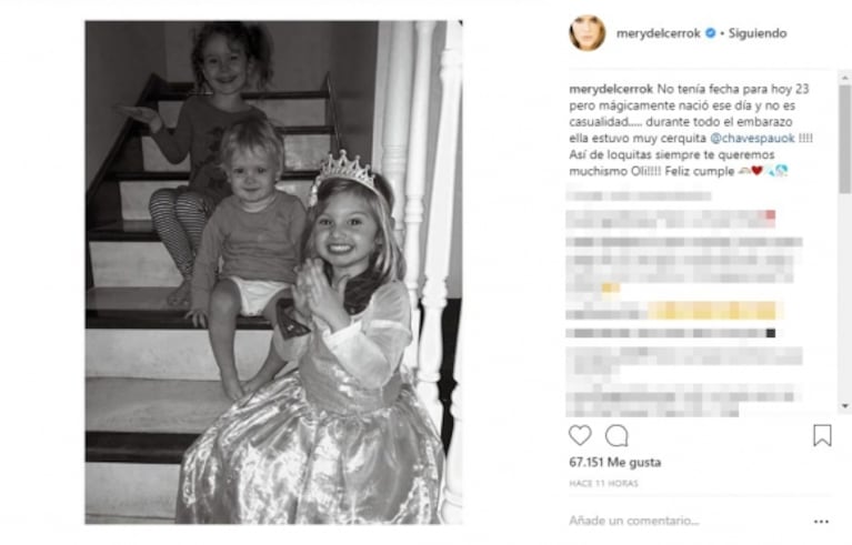 La fiesta de cumple de las hijas de Paula Chaves y Del Cerro: "No es casualidad que hayan nacido el mismo día"